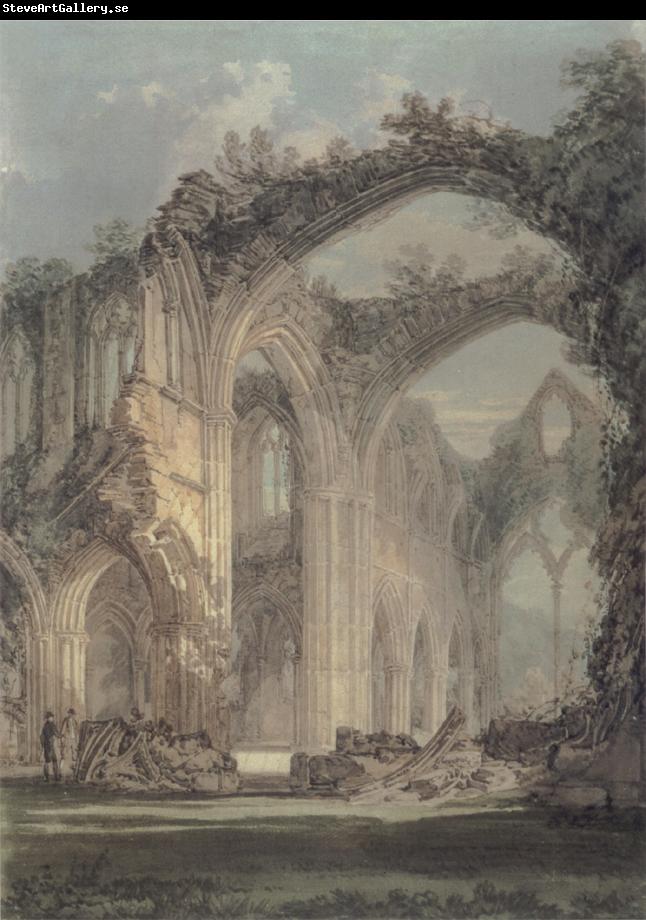 J.M.W. Turner The Chancel and Crossing of Tintern Abbey,Looking towards the East Window